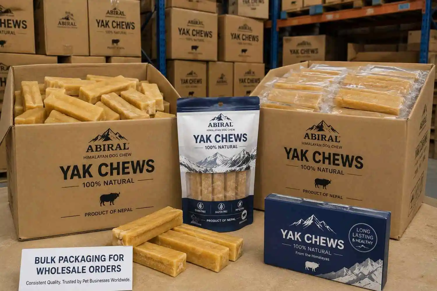 order quantity of yak chew for import in japan
